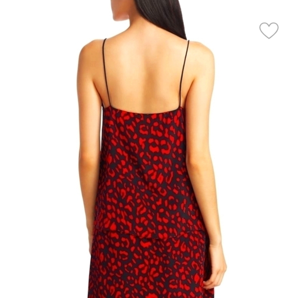 Alice+Olivia Contessa leopard print camisole red medium NWT - Picture 3 of 12